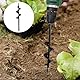 iplusmile Gartenbohrer Erdbohrer: Garten Schnecken Spiralbohrer Schnurlos Handbohrer Grabungswerkzeug für Graben von Zaunpfählen, Baumpflanzung, Fundamenten und Durchlässen,4 x 22 cm, 2 Stück
