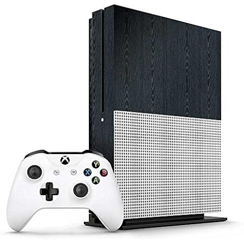 Xbox One S Stained Dark Wood Console Skin / Cover/ Wrap for Microsoft Xbox One S Cover