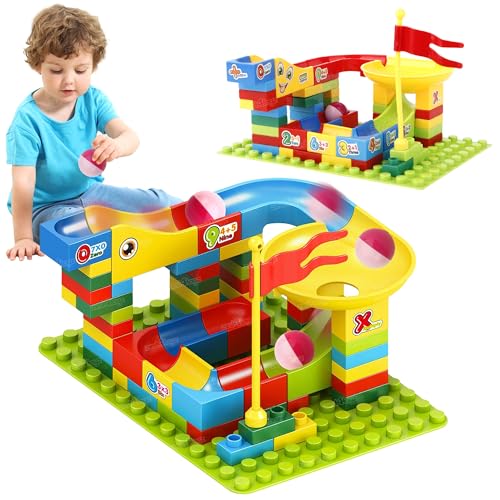Image of Zest 4 Toyz 66 pcs Building Blocks for Kids Construction Toy with Slide Set Educational Learning and Early Development Toy
