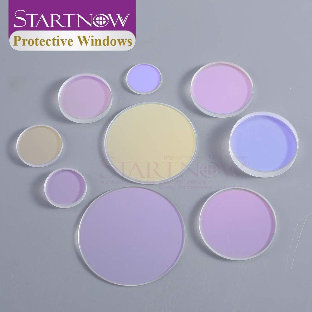 Startnow Protezione laser per finestra, corpo in silice fusa dia.30x3 30x5mm 34x5 8KW lente per WSX 1064nm HSG fibra Penta Laser Cutting Head Protective Lens (30 x 2 mm, 10 pezzi)