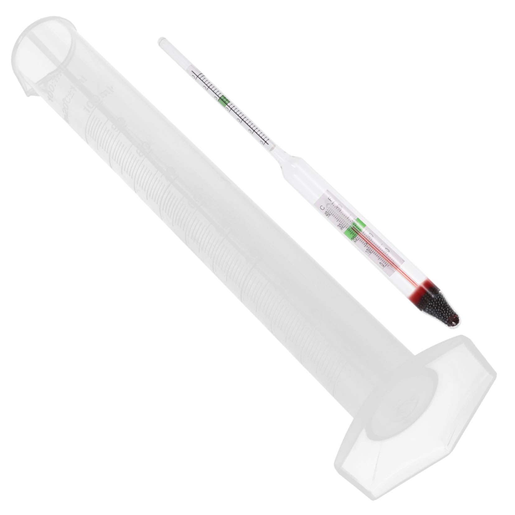 PLAFOPE 1 Set ??Water Meter Salt Tester for Swimming Pools Lab Refractometers Water Tank Aquarium Test Water Monitor Tanks Pond Water Quality Tester Transparent Glass