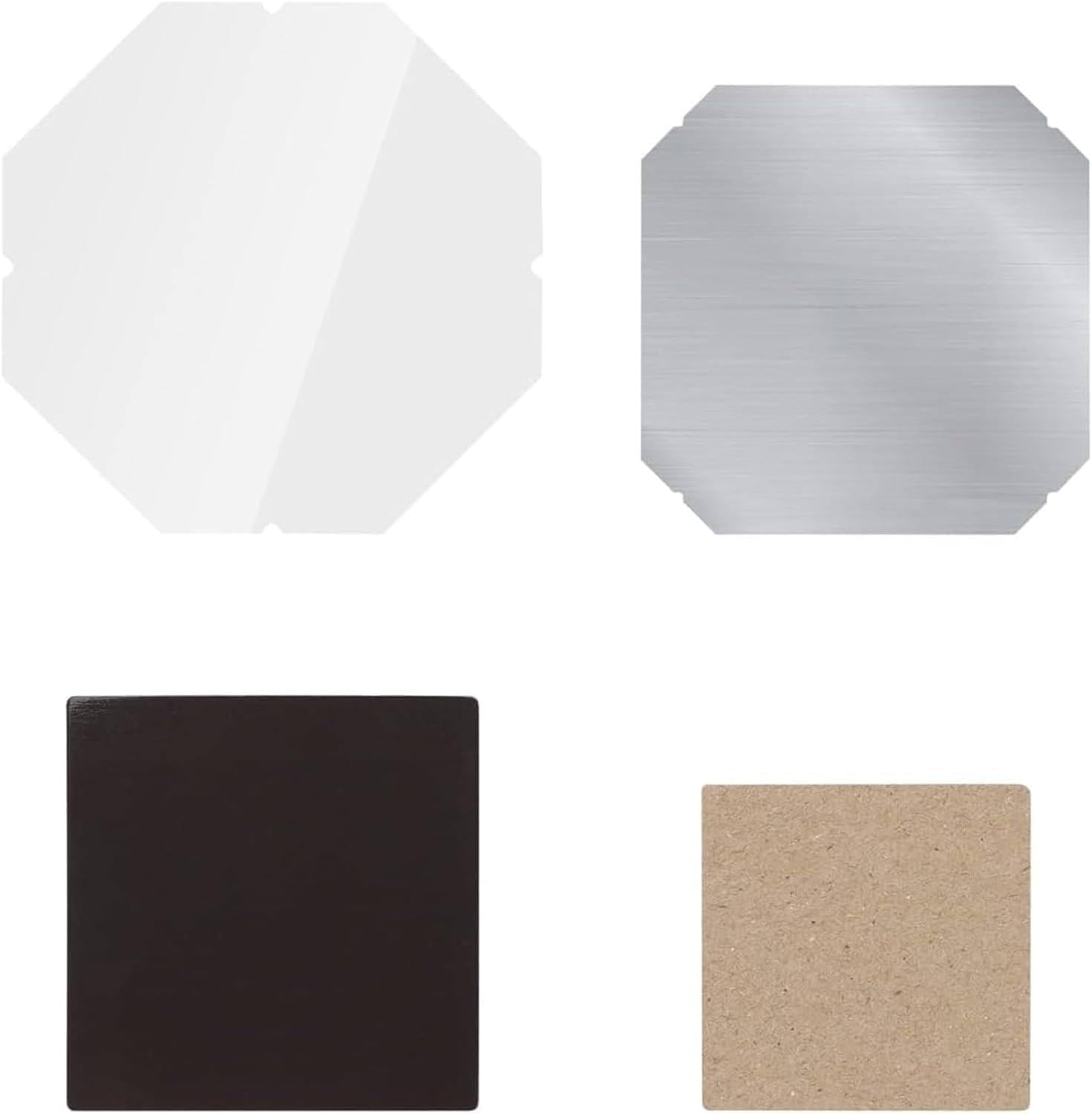 100/500/1000 Set 2 X 2inch /2.5 * 2.5inch Square Fridge Magnet Maker Supplies for Refrigerator Sticker Making Machine Button Press Refill Square Cardboard-2x2in-100set