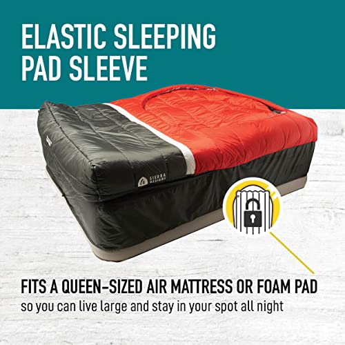 Sierra Designs Frontcountry Bed 20: Bolsa de Dormir Sintética sin Cremallera para Camping en Carro, Festival y Más. Disponible como Bolsa de Dormir Doble para Parejas miniatura 6