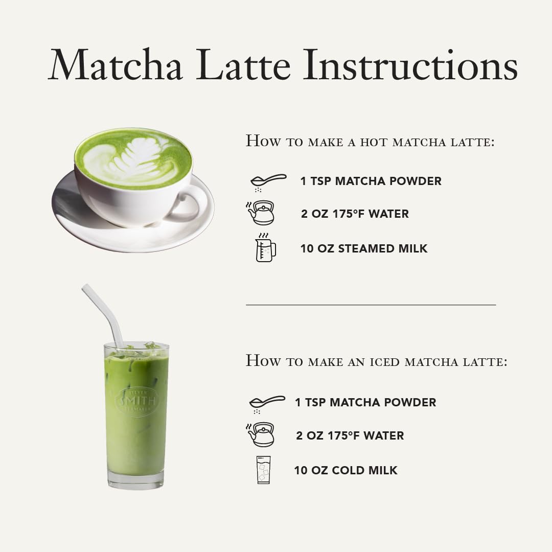 Steven Smith Teamaker Matcha No 7 Caffeinated Sugar-Free Sustainably Grown Matcha Green Tea Powder 40 Gram Tin — view 5