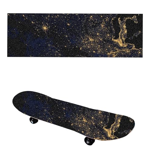 Floatdream Skateboard Griptape, Skateboard Sandpapier, Premium Antirutschbelag, Hohe Rutschfestigkeit für Longboards, Stunt-Skateboards（Erdstil）