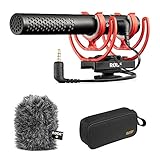 Rode VideoMic NTG Shotgun Vlogging Podcasting Microphone with Rode WS11 Windshield & Wide Mouth Case...