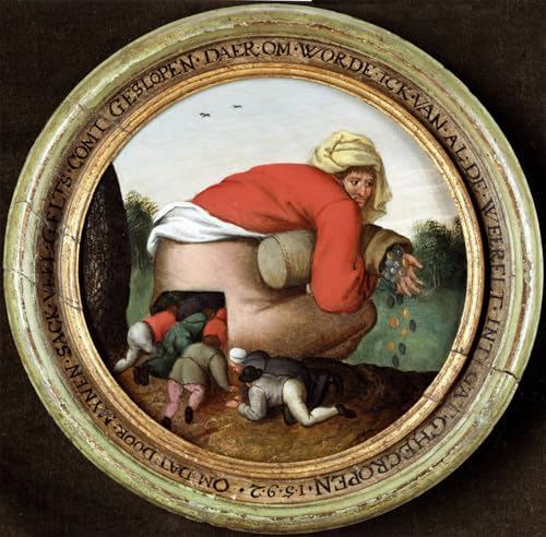 Tableau Pieter Brueghel le Jeune sur toile pour habiller un grand mur vide 60x90cm