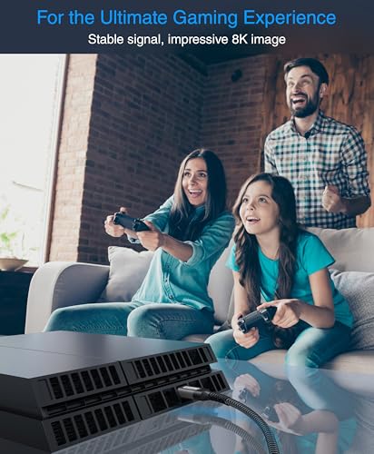 Cable trenzado HDMI BlueRigger de 6 pies pack de 4 cables de vídeo para monitor y videoconsola 4