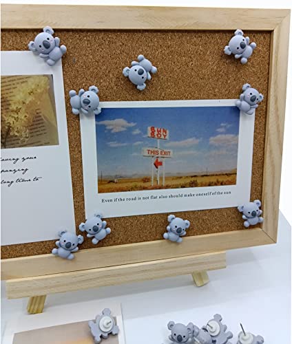Afagarly Push Pins, 20 Pcs Handmade Resin Pin For Corkboard Diy Creative Thumb Tacks Cute Koala Sharp Pins Drawing Pin For Bulletin Board Wall Map Photo Memo Office Accessories #TOP6