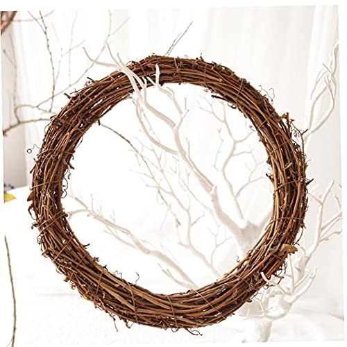 Grapevine Krans Set Tak Decoratieve Kerst Rotan Ronde Bruin voor Vakantie Craft Decoratie 3 stks - Afbeelding 5