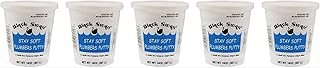 5 Pack 14oz Stay Soft Plumbers Putty for Setting Toilet Bowls, Sink Strainers and More! Excellent Adhesive Qualities
