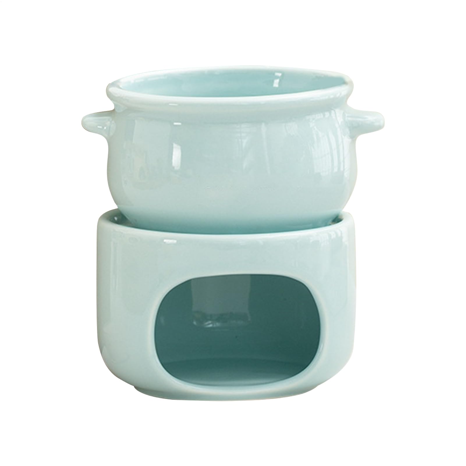 Chocolate Fondue Cup - Non-Stick | Ceramic Warmer Pot with Resilient Finish Sleek for Cheese, Marshmallow, Dipping, Dessert, Beverage, Wedding, Party, Birthday and Professional Use — view 11
