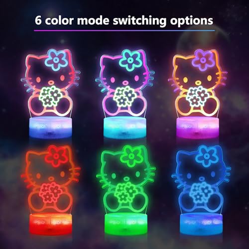 Cat Night Light for Kids with 24% Discount - Smart Timer & Remote