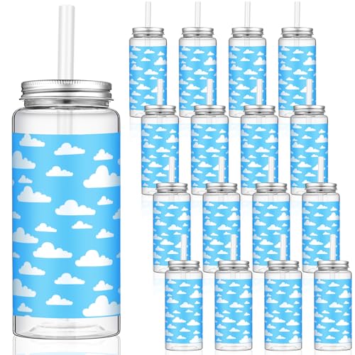 La Mejor Lista de Vaso de toy story 4 del mes. 40 Skylety - Juego de 24 tazas de plástico para fiestas con tapas y pajitas, diseño de historias de dibujos animados, vasos reutilizables de 14 onzas para suministros de cumpleaños