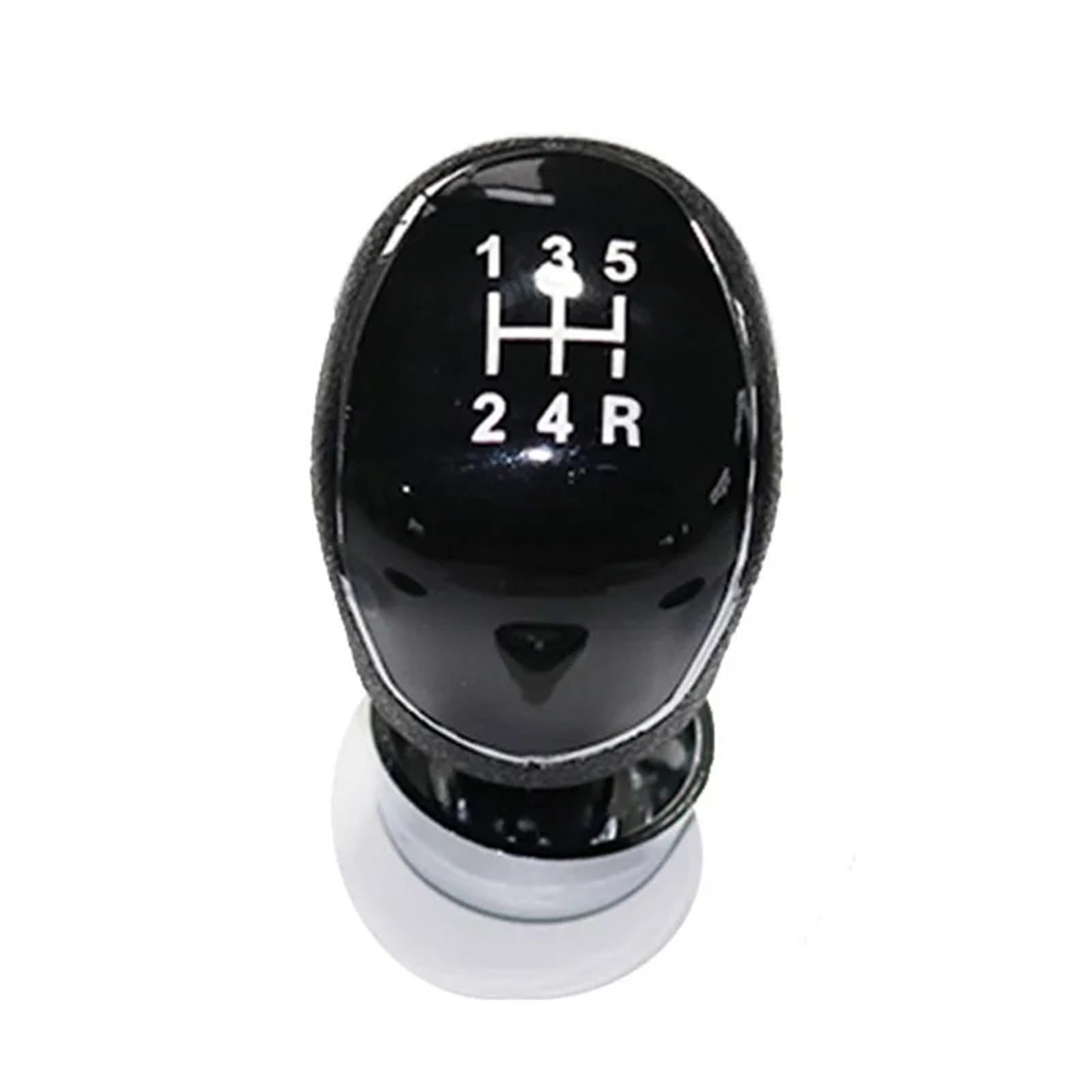 DUFWEHR Shifter Knob for Fiesta 2013 2014 Manual Car Shift Gear Knob Lever Gaitor Boot Cover(5 Speed Black)