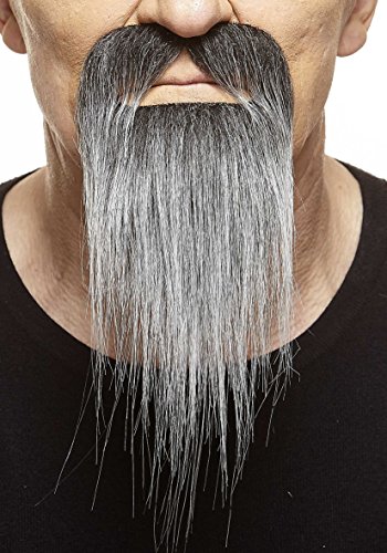 Fausse barbe ducktail et mustaches auto-adhésives pour vos soirées déguisées