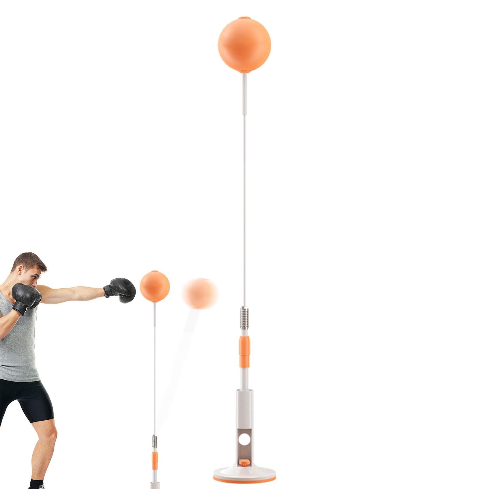 Boxreflexball, Reflexboxsack, Freistehender Boxsack, Boxausrüstung, Sporttrainer, Hand-Auge-Koordinations-Trainingsset, Speedbag mit Ständer für das -Fitnessstudio