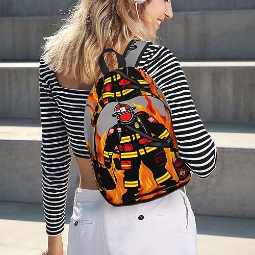 Mochila para enfermera EdWal con estampado de bombero para mujer 7