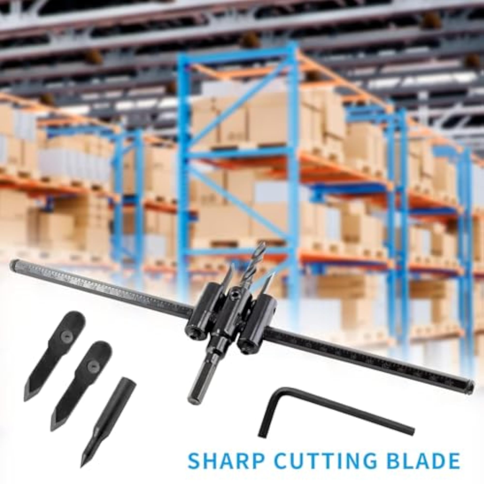 Metal Wood Circle Cutter Kit Hole Saw Drill Bit