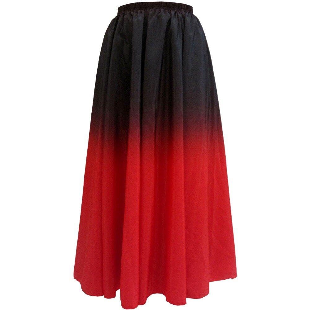 Costume Flamenco Rosso Nero per Adulti Gonna Ballo Spagnola Pratica Sala Ballo Abito di Flamenco Spagnolo per