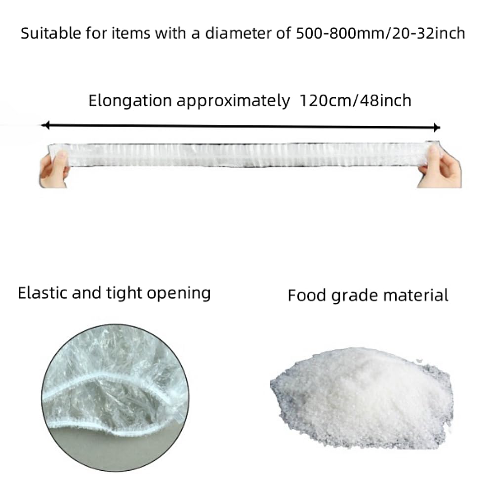 30PCS Disposable Furniture Dust Cover Large Dust Cover Clear Plastic Universal Small Kitchen Appliance Covers Dustproof with Elastic for Small Appliance,Air Fryer, Oven, Pressure Cooker, Blender