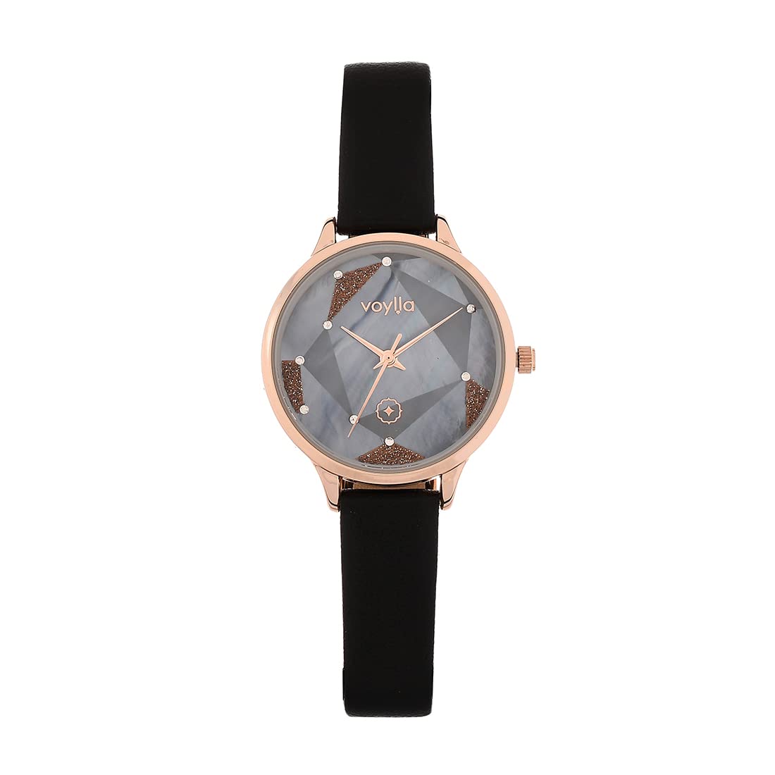 Voylla Blue Lattice Pattern Printed Dial Leather Straps Analogue Quartz Movement Ladies Watch for Women and Girls (B0BSLN3FNP) Amazon Price History, Amazon Price Tracker