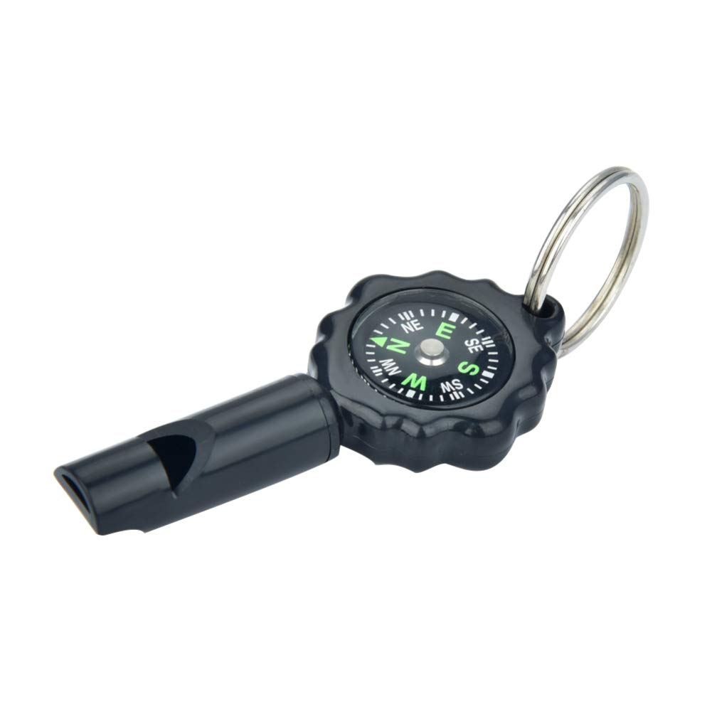 2 in 1 Survival Emergency Whistle Compass for Outdoor Camping Hiking Useful ToolMother's Day/Father's Day/Wedding/Anniversary/Party/Graduation/Christmas/Birthday Gifts