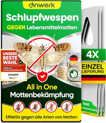 anwerk® Schlupfwespen gegen Lebensmittelmotten...