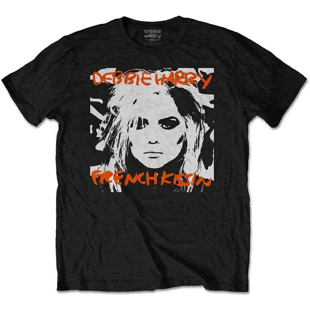 Debbie Harry French Kissin' Unisex T-Shirt (Large) Black