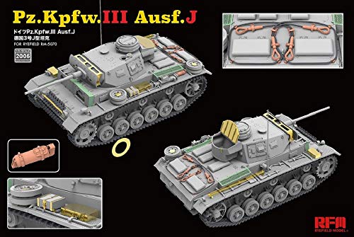 Kit de mise à niveau 1/35 pour Pz.III Ausf.J corriger les détails du char Rye Field RM-2005