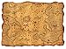 Plastic Treasure Map Party Accessory (1 count) (1/Pkg)