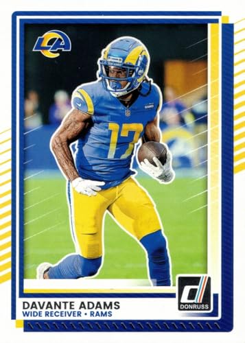 2025 Panini Donruss 82 Davante Adams Football Card Rams