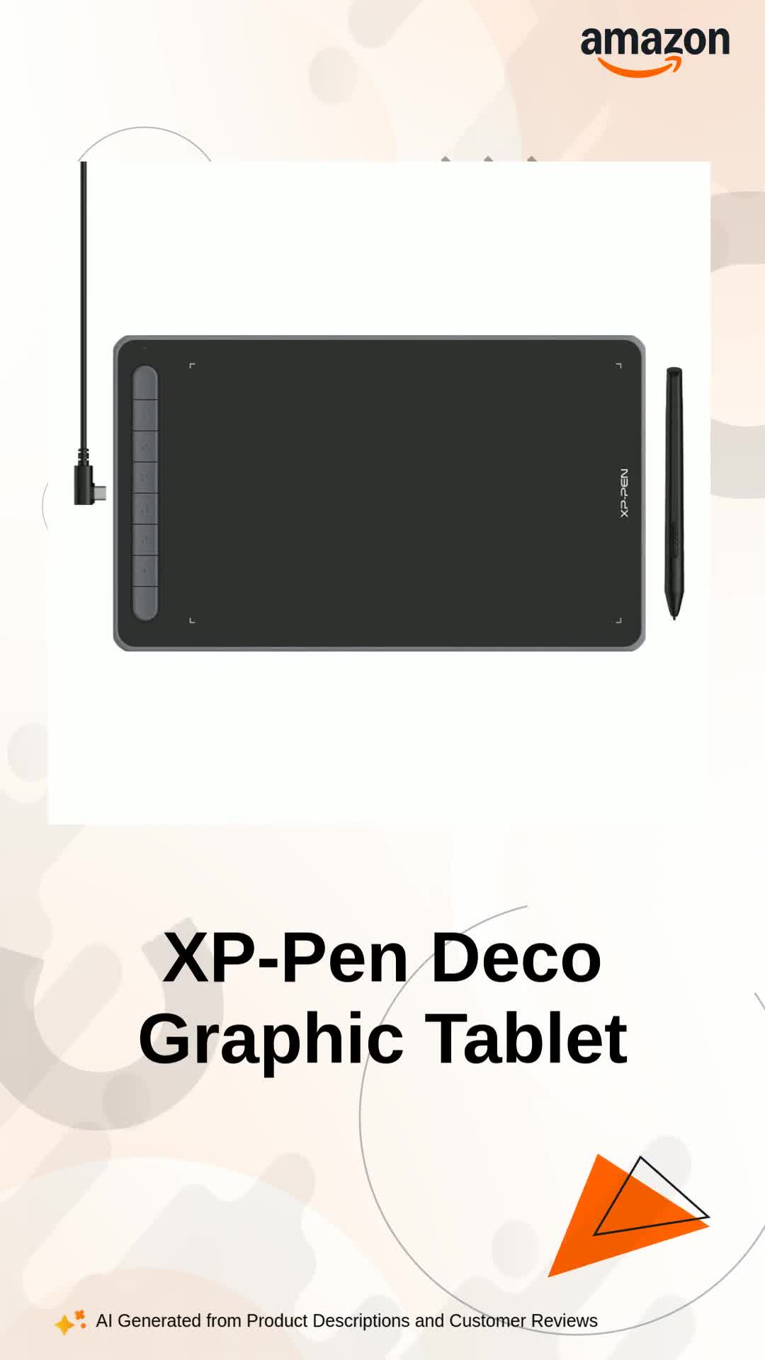 Amazon.in: Buy XP-Pen Deco L 10x6 inch Graphic Tablet with Battery