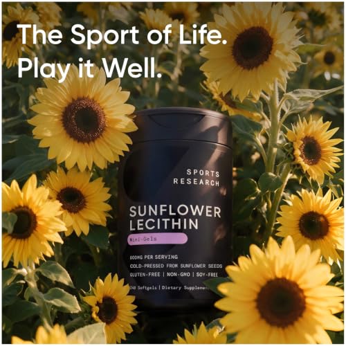Sports Research Sunflower Lecithin Softgels