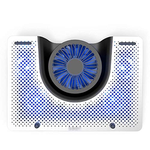 Notebook-Computer-Lüfterbasis Mit 5 Leistungsstarken Fans Einstellbar Windgeschwindigkeit Und Schnelle Wärmeableitung, Geeignet Für 11-17 Zoll