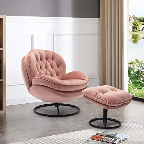 Sillón plegable tela peluche rosa miniatura 5