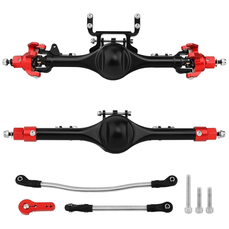 Amazon.com: RZXYLRC Complete Metal Front Rear Straight Axle