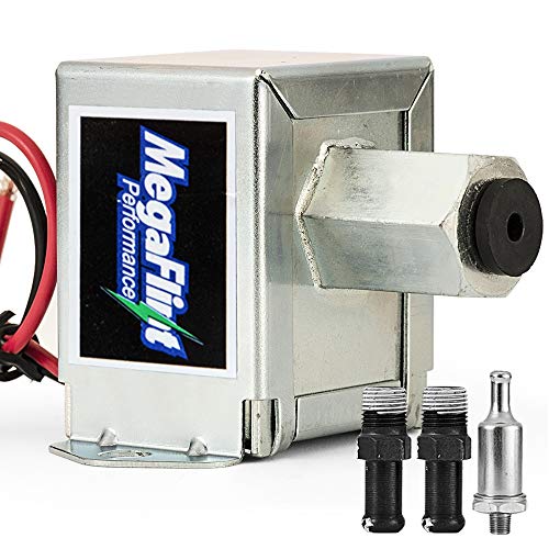 Electric Fuel Pump 12V Universal Inline Fuel Pump Low Pressure 4-7 PSI for Petrol & Diesel EP12S HEP-02A