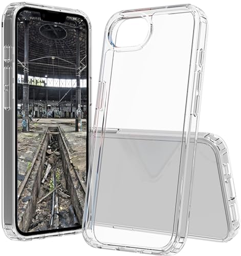 JT Berlin Pankow Coque de Protection Transparente Compatible avec Apple iPhone 16e (absorbe Les Chocs, Compatible avec Chargement sans Fil Qi, Anti-Rayures, Anti-Traces de Doigts)