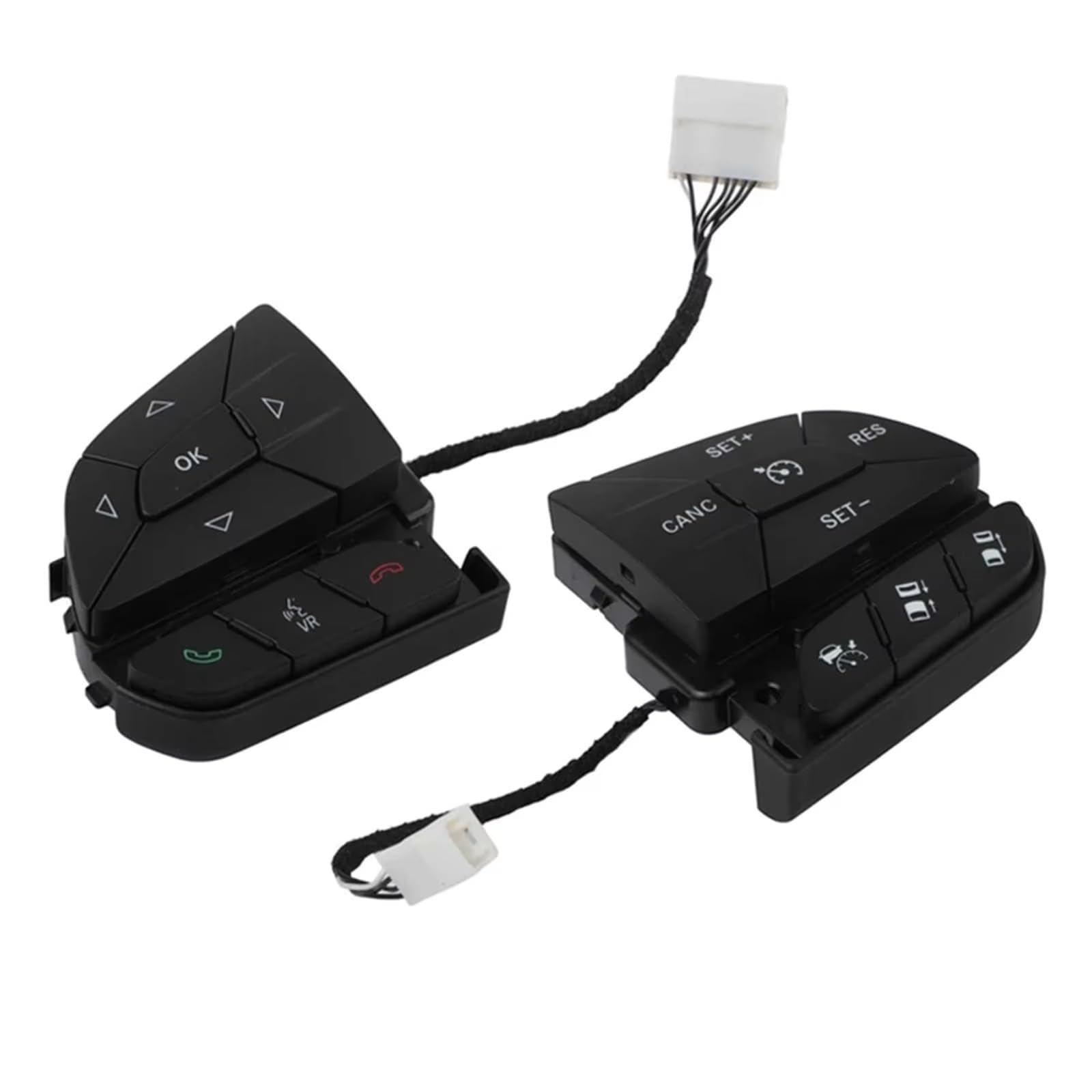 Compatibile Con Jeep Per Cherokee 2016-2019 Interruttore Sul Volante Dell'auto Cruise Vol Kit Telecomando Wireless Audio Multifunzione OEM 05081287AA Volante Tasti