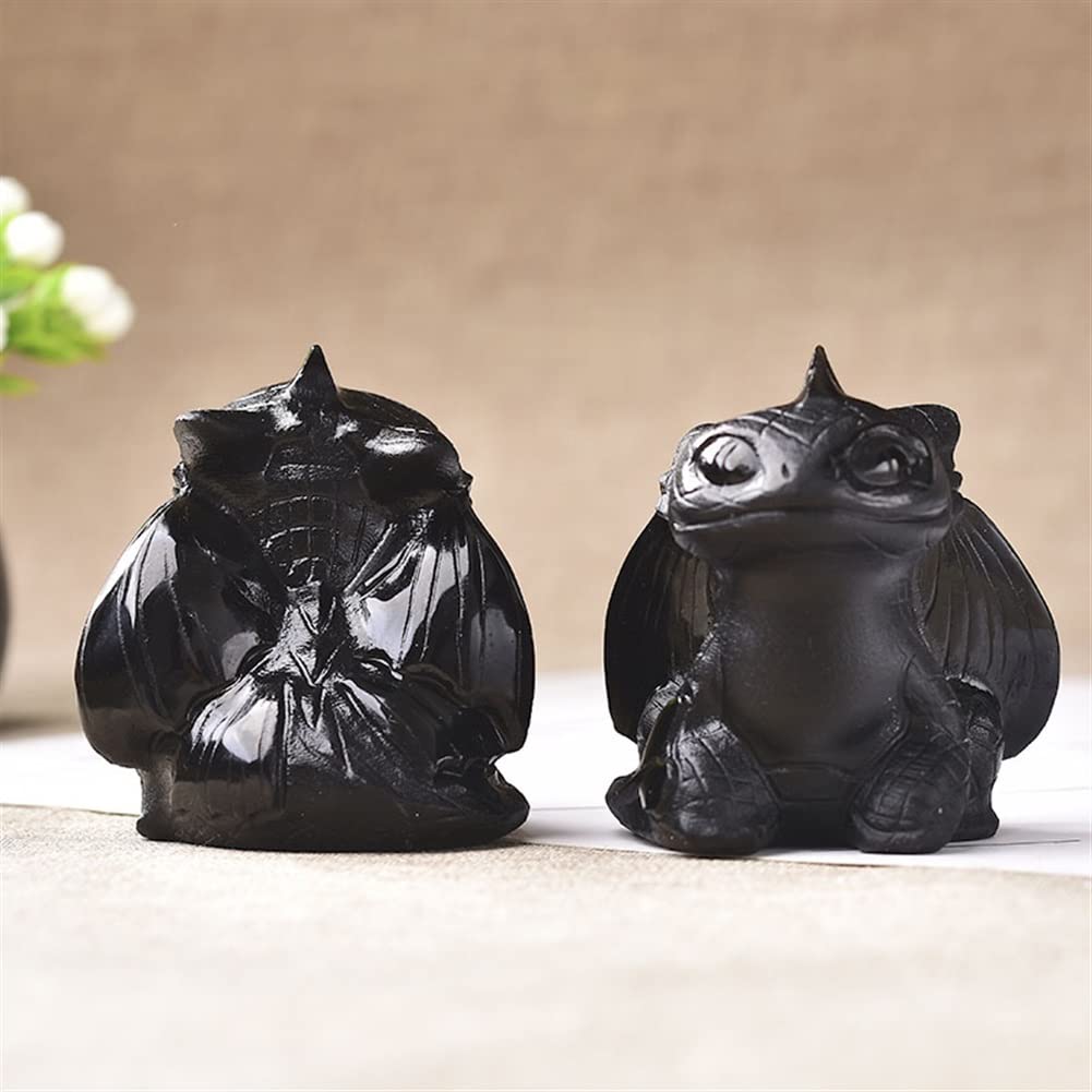 lleno de textura Decoración de cristal Obsidiana natural Cuarzo Muñeca Dragón Cristal tallado a mano Regalo Artesanía Decoración del hogar Arte Figura coleccionable Decoración del hogar Hermosos regal