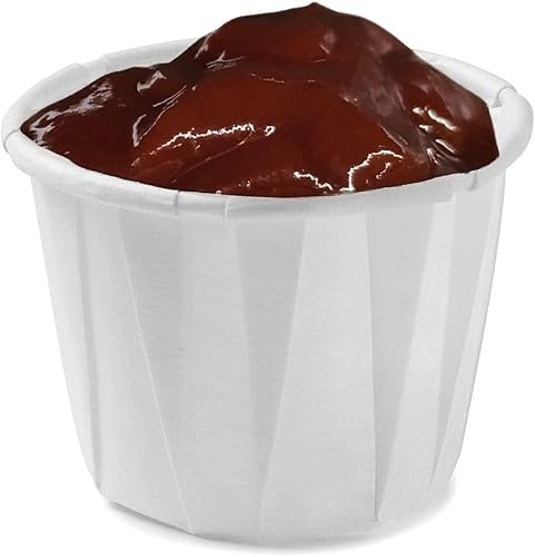 Miniatura 9 de Vakly Vasos de papel desechables pequeños para medicina de soufflé de 12 onza paquete de 1000 tazas para distribución de medicamentos, píldoras,