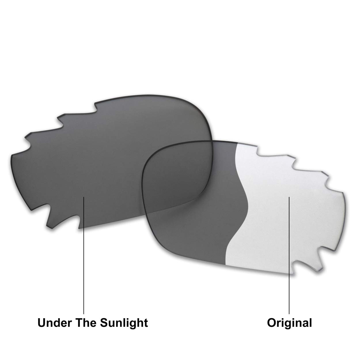 Per Oakley Racing Jacket Vented Occhiali da Sole Rosso/Fotocromismo 2 coppie Lenti di Ricambio Polarizzate