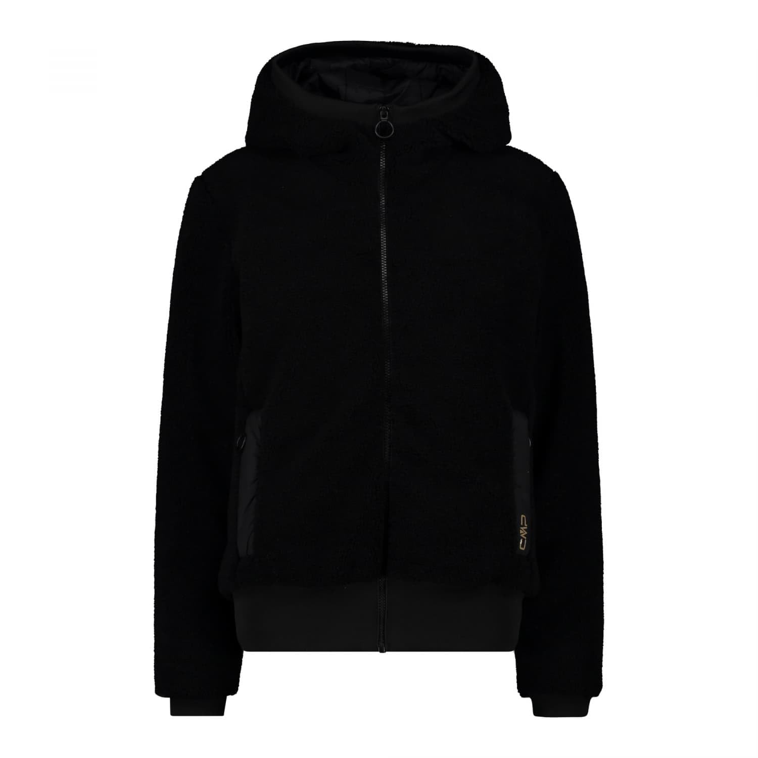 CMP Giacca Da Donna In Pelliccia Teddy Con Cappuccio Fisso Jacket Donna