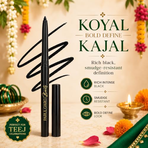 Image of Parul Garg Beauty Teej Shringar Pack | Festive Makeup Gift Set with Juliet Rose Silk Matte Liquid Lipstick, Kajal, Signature Sindoor, Utsav Bindi Patta | Potli Colour May Vary