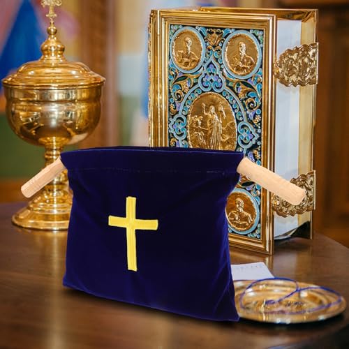 Bolsa de ofrenda para comunión de gran capacidad para recolectar sobres 8