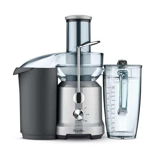 Breville BJE430SIL Juice Fountain Cold Centrifugal Juicer, Silver