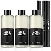 [COCODOR/April Breeze] Reed Diffuser Refill 200ml * 3packs with Black Fiber stick 15pcs