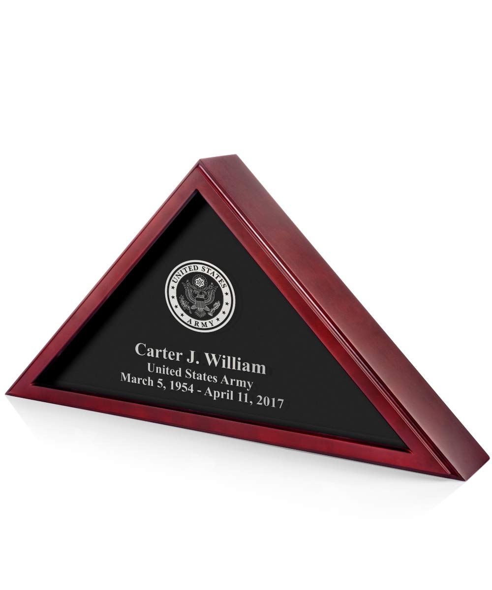 SmartChoicePersonalized Flag Case for American Veteran Burial Flag 5x9 Feet