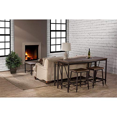 Hillsdale Furniture Hillsdale Trevino Sofa/Console Table, Brown #TOP3